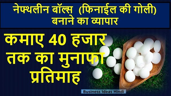 फिनाईल की गोली बनाने का व्यापार कैसे शुरू करें | How to Start Naphthalene Balls Manufacturing Business in hindi